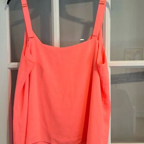 Lilly Pulitzer Orange Pink Sleeveless Camisole Top - Picture 2 of 3